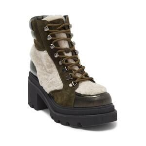 New Voile Blanche Loden 03 Glittery/Velvet Leather Boots Women's Size EU 36